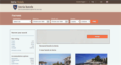 Desktop Screenshot of istria-hotel.com